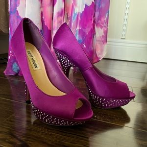 Steve Madden shoes satin pumps size 7